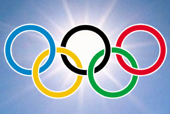 Los anillos olímpicos.