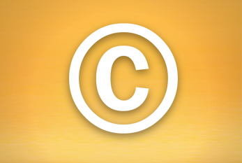 El símbolo de copyright.